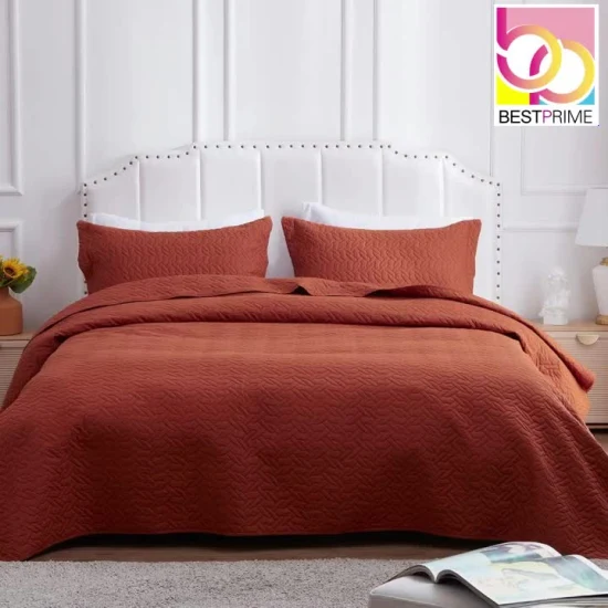 Parure de lit en microfibre douce et légère à motif de chaîne, couvre-lit luxueux et chaud pour toutes les saisons