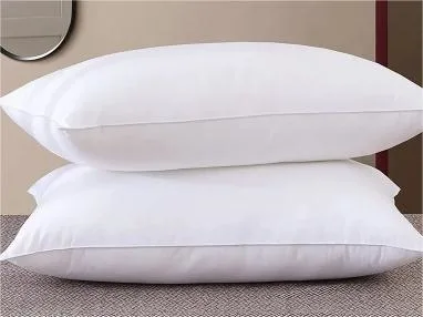 Oreiller d'hôtel blanc pour dormir avec oreiller de remplissage en fibre de boule de polyester
