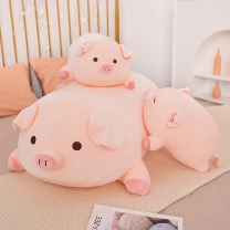 40 cm mignon doux peluche Kawaii gonflable enfants jouets mignon Peluches sieste dormir 3 en 1 Squishmallow avec couverture en peluche bébé jouet chat oreiller pour le bureau